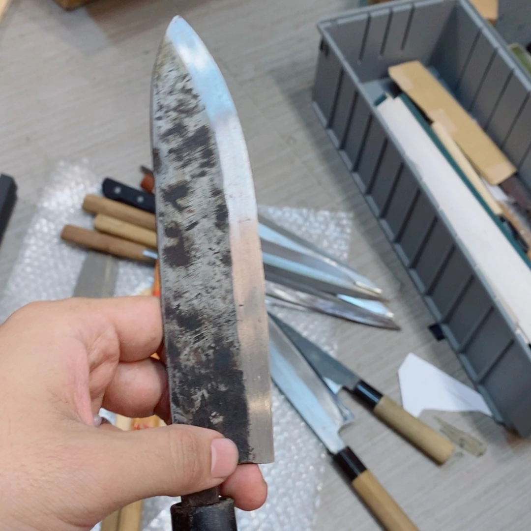 腈纶黑打异性小刀老破旧