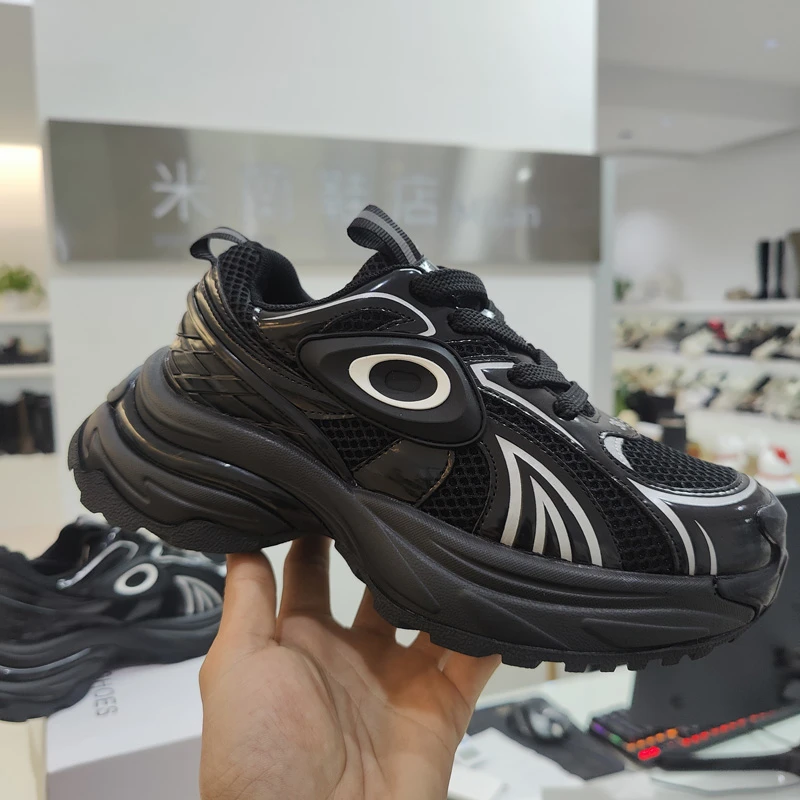 【米蘭】新款老爹鞋女鞋旋风眼潮流网面欧若假日风欧若动感风精灵风