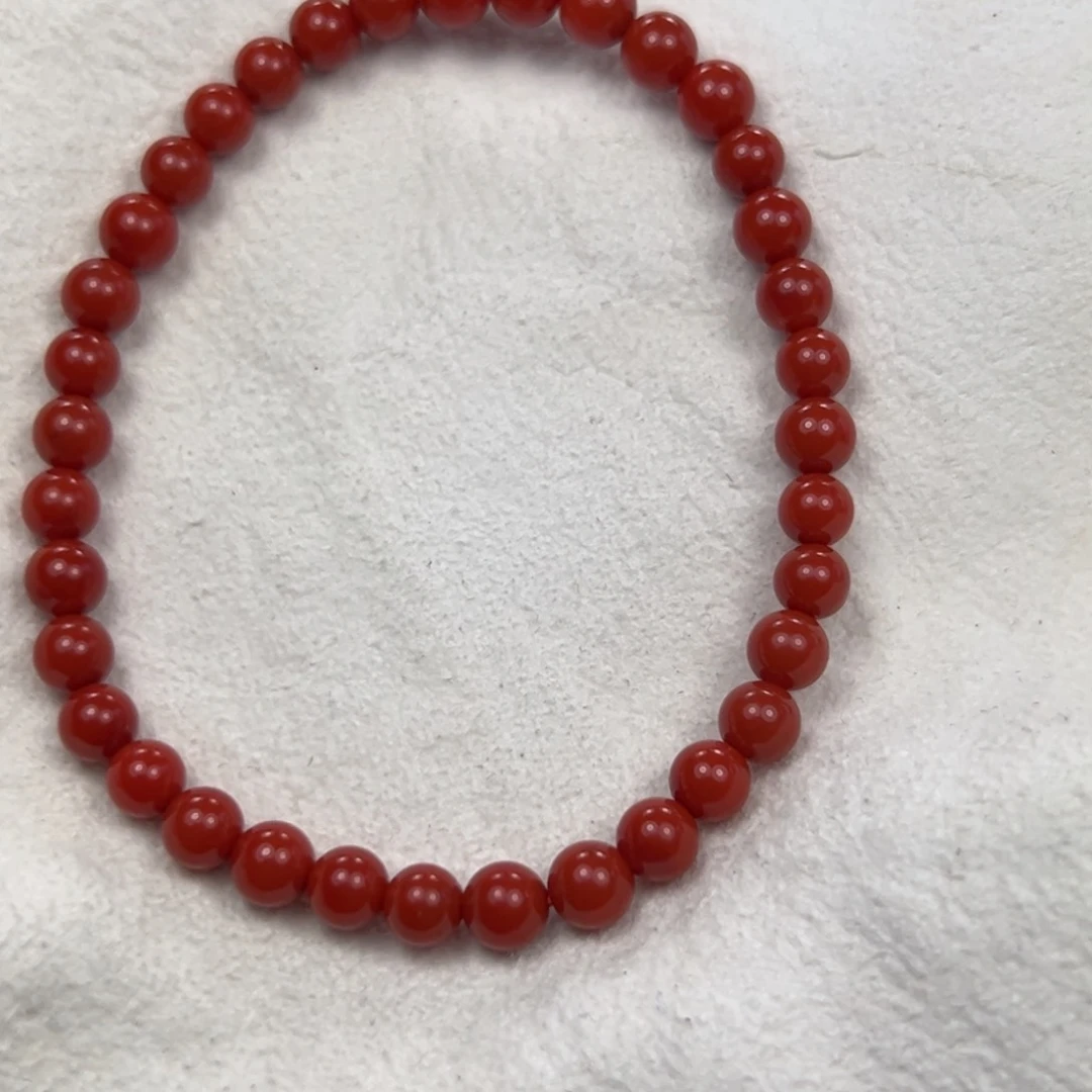 南红玛瑙手串未镶嵌