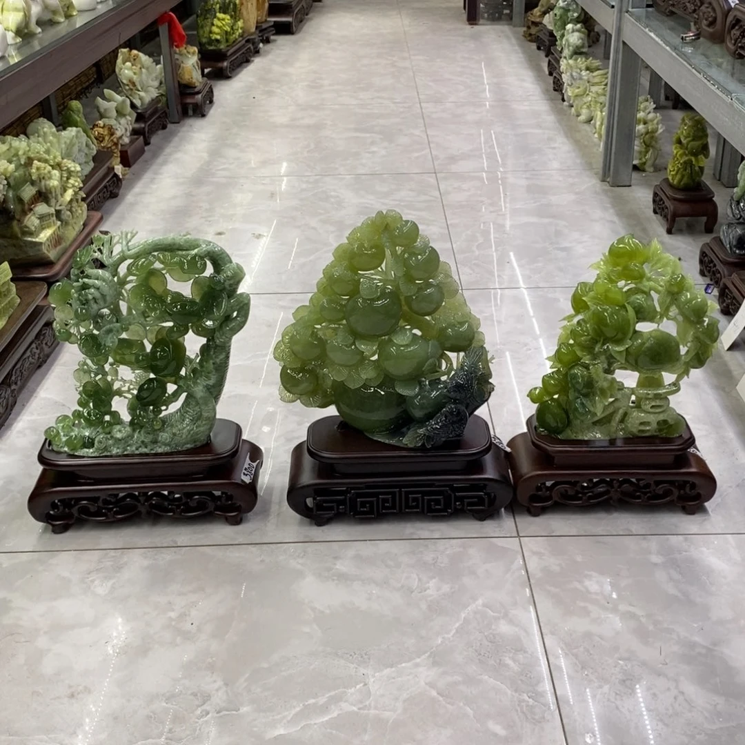 【闪购商品】玉用****1家居摆件手工雕刻