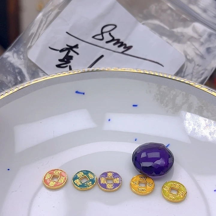 颈饰银S925镶嵌紫晶紫晶925镶嵌121