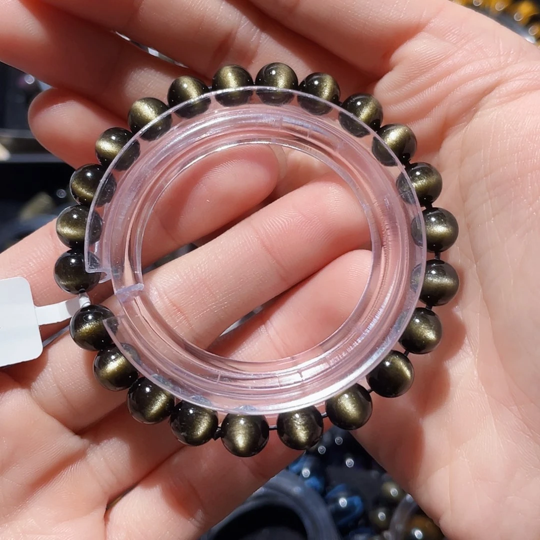 黑曜岩手链未镶嵌菜**周