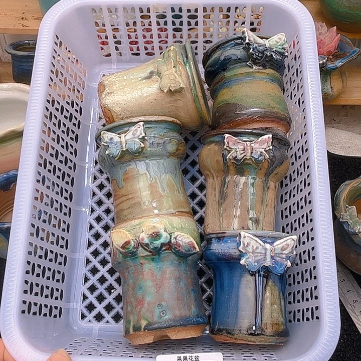 红陶陶瓷花盆127