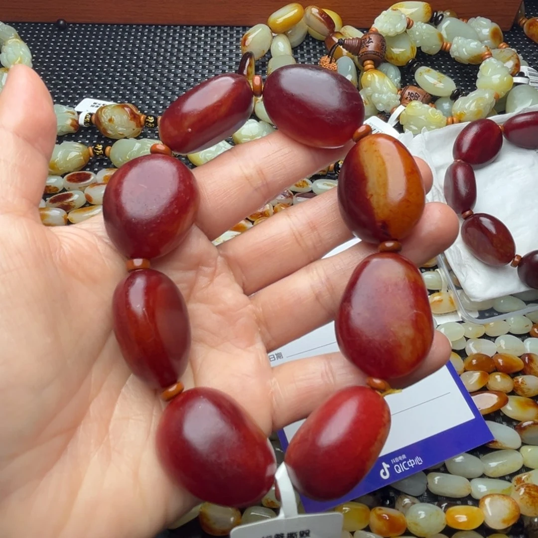 和田玉手链未镶嵌马**成