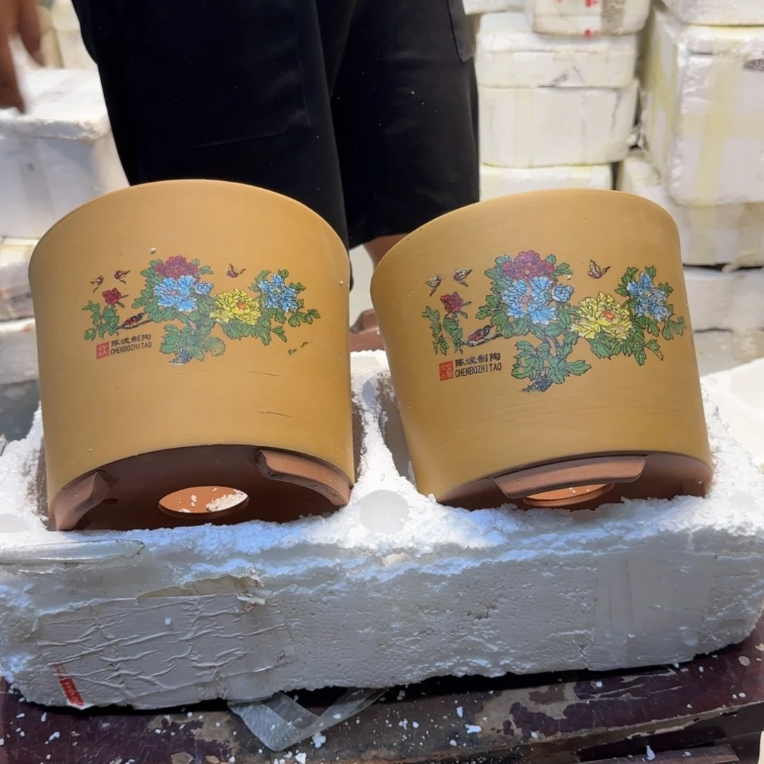 紫砂花盆口径17.13口径