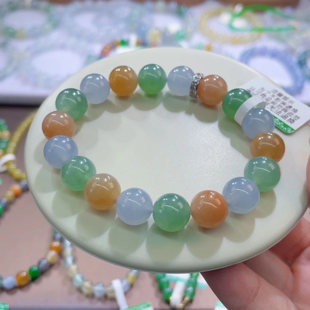 未镶嵌手链翡翠卡10