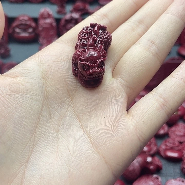天然辰砂朱砂吊坠