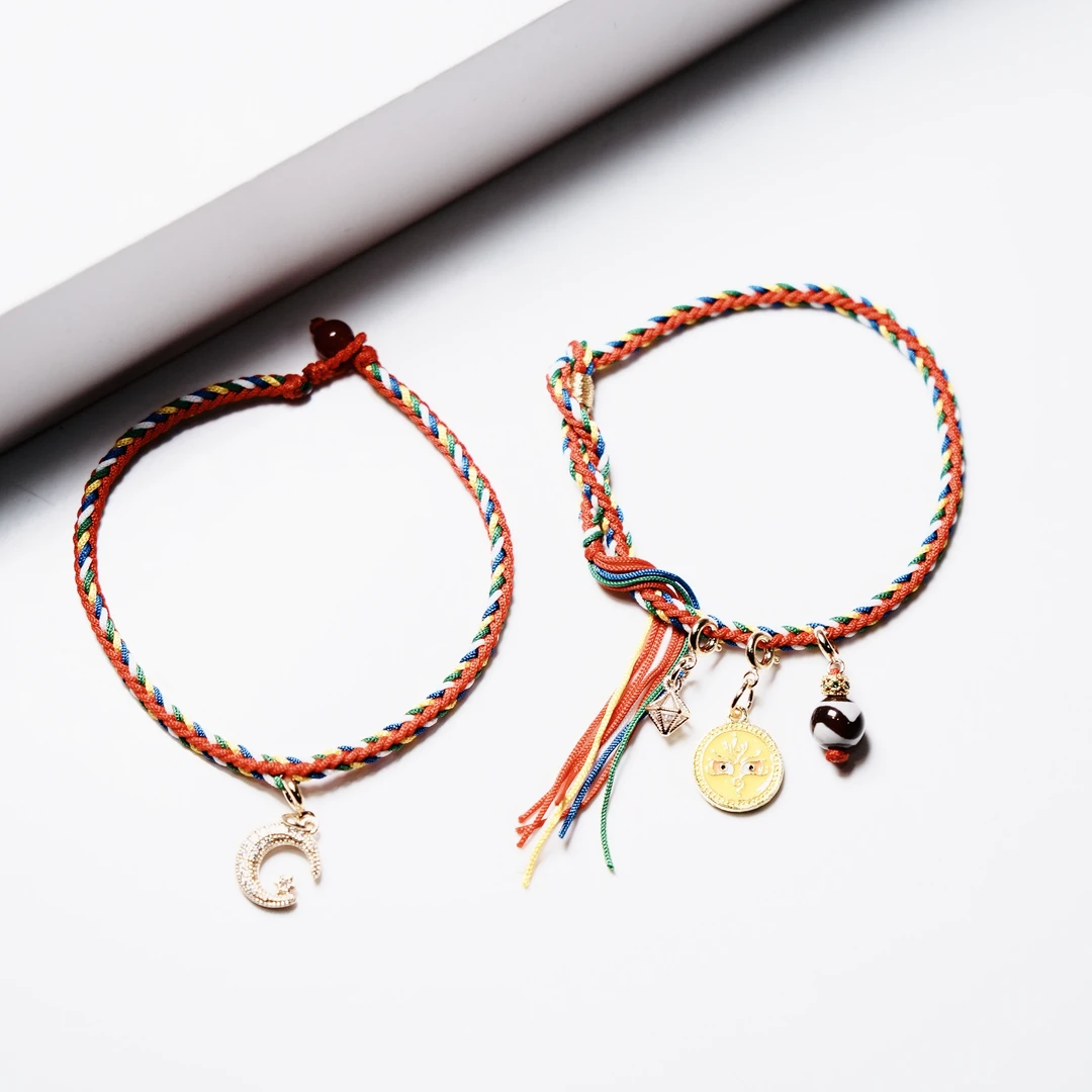 非金属树脂手链 端午五彩绳时尚饰品（多样性发一）L661