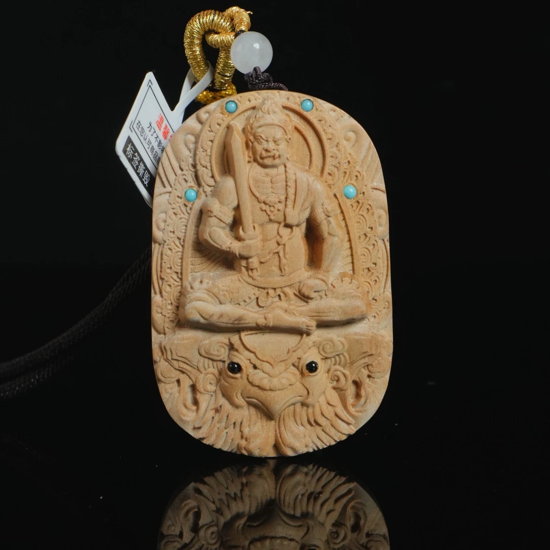 DY-C1415 印度老山檀香不动明王（鸡） 5.7x3.8x0.9cm 含15.1g