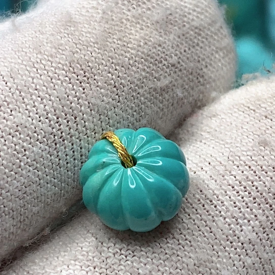 绿松石未镶嵌天然原矿 地大质检