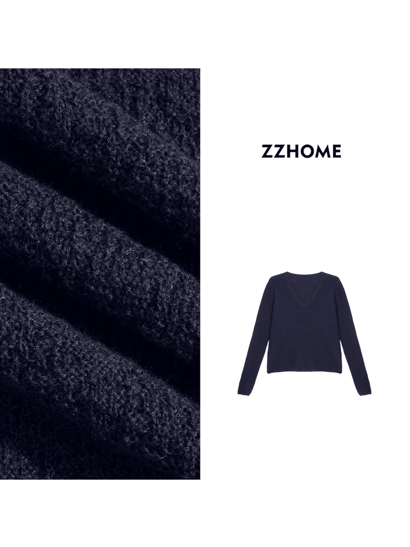 ZOZO HOME ｜可持续时髦舒适V领长袖精织打底q171813p