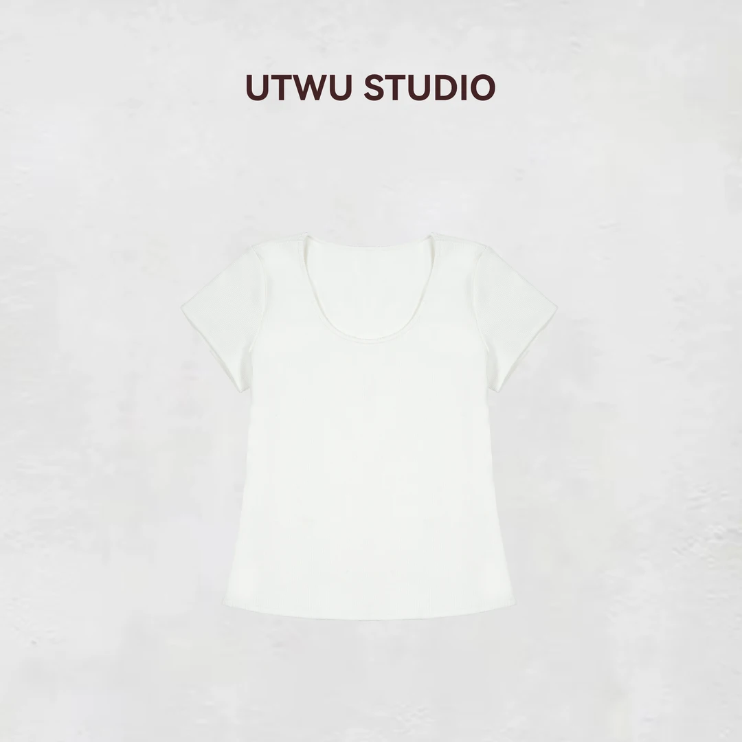 UTWU小敏 棉混纺基础百搭休闲四季短袖T恤NFA2T0222