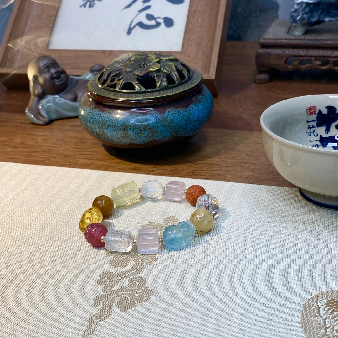 多宝手串糖果色手串A423018多样性发货