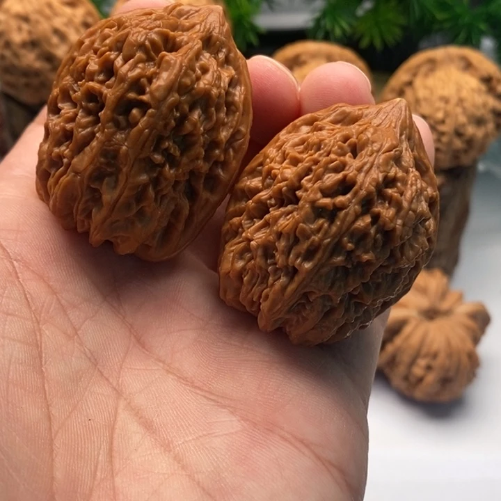 文玩核桃把件35大蒜头