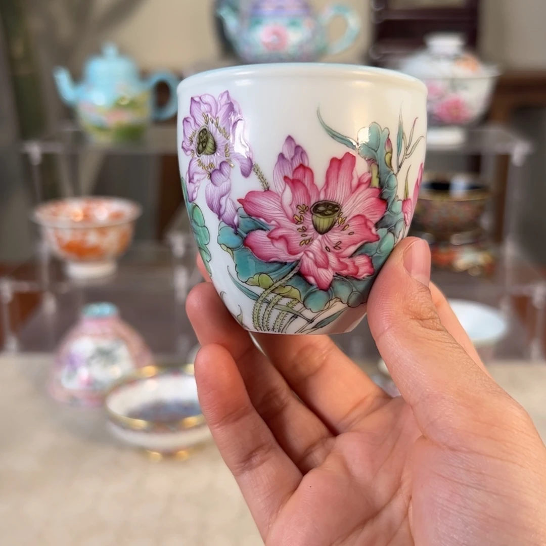 纯手工手绘 高端茶器