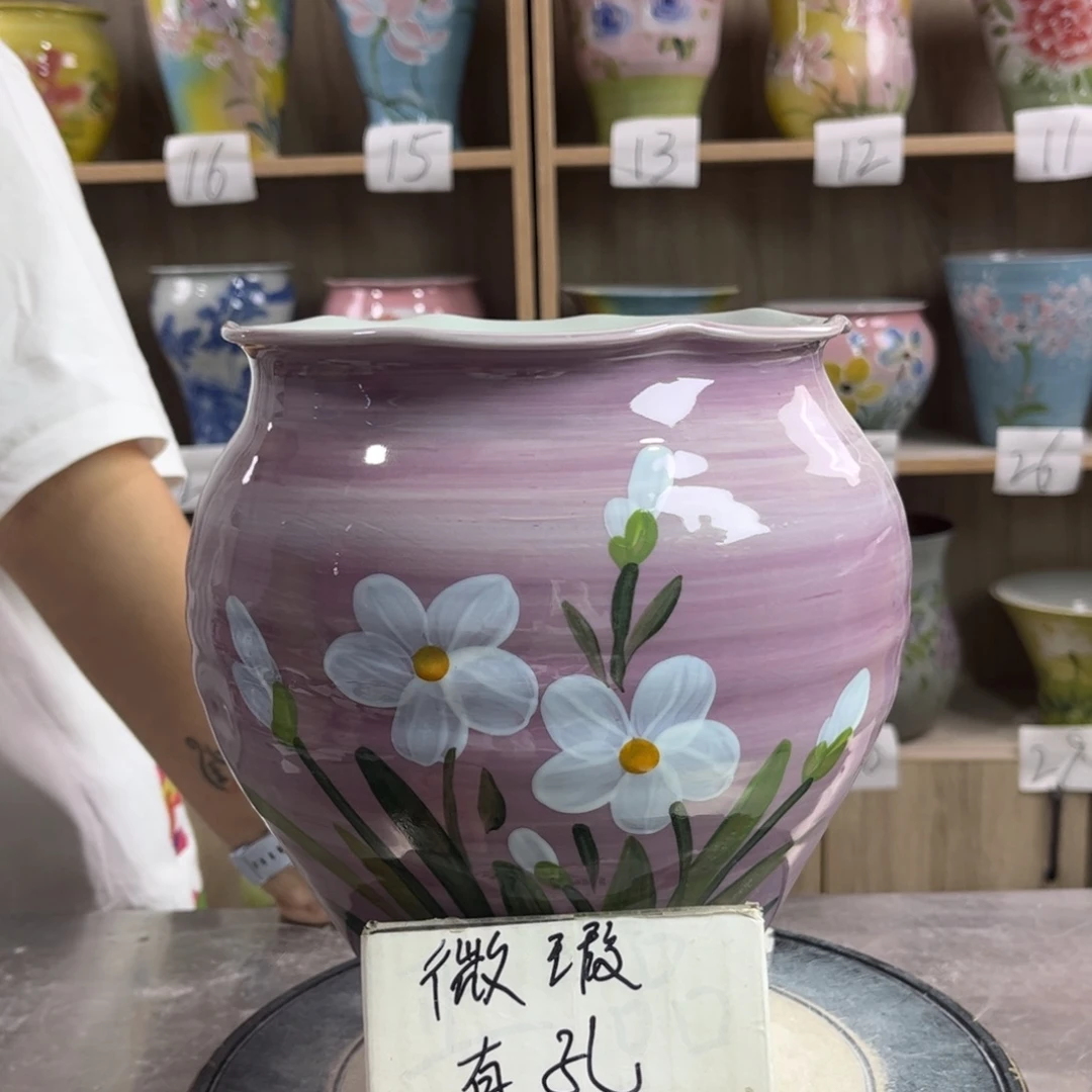 景德镇陶瓷花盆花盆