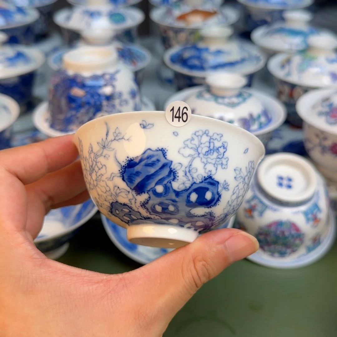 彦祖纯手工手绘茶具146