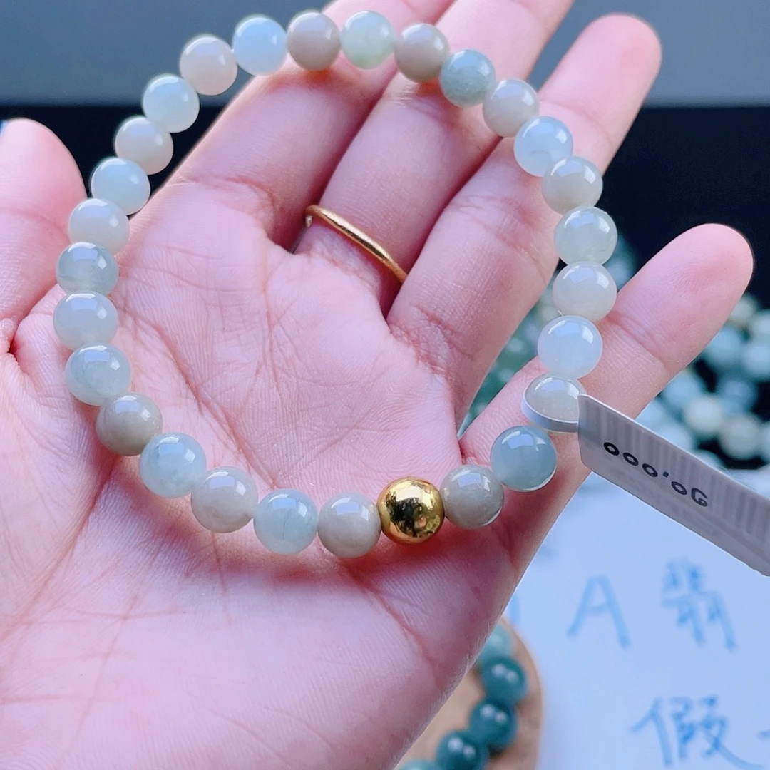 定制翡翠未镶嵌珠串