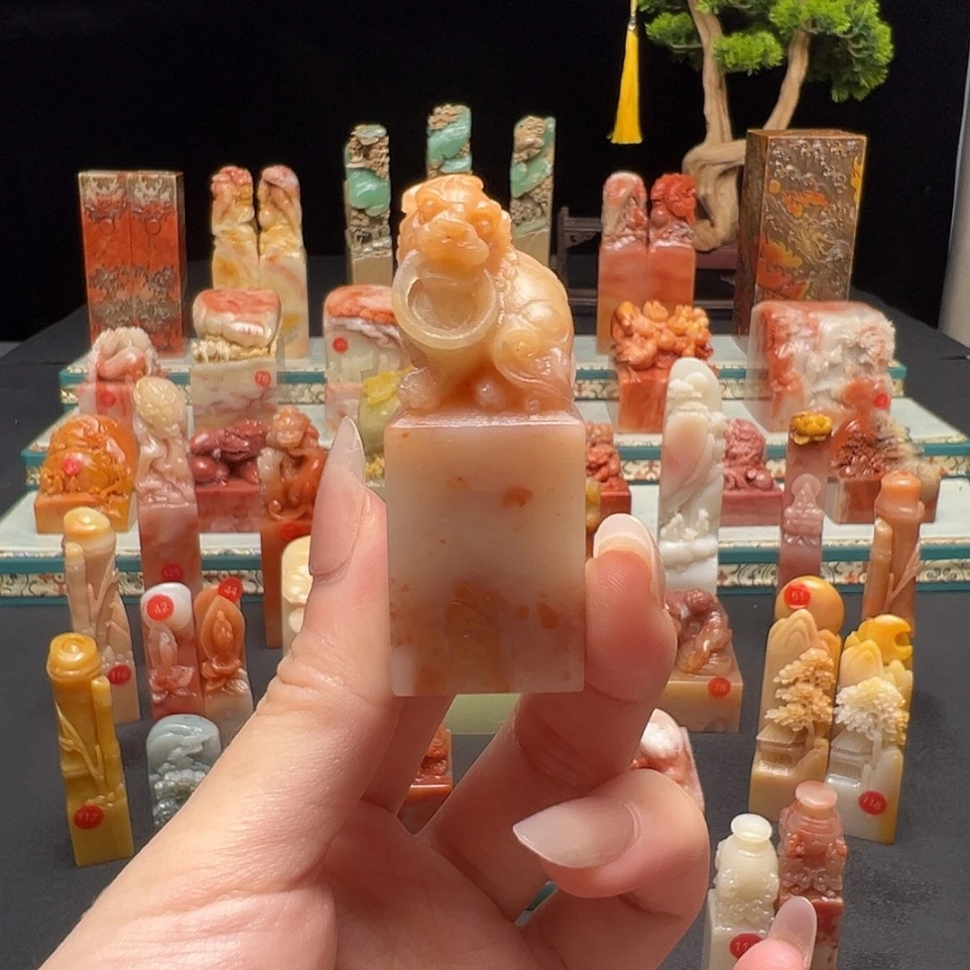 寿山石印石手工制作