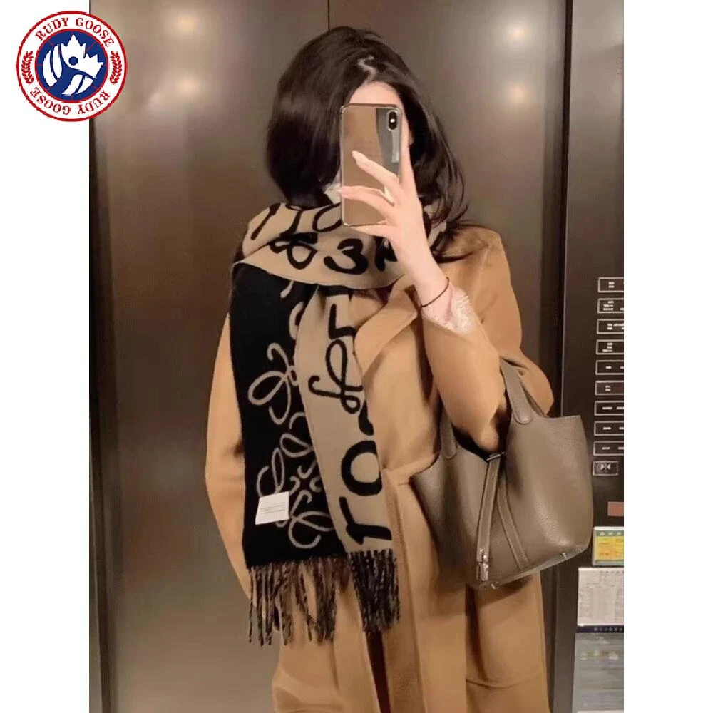 加拿大RUDY GOOSE鹅围巾轻奢高级感冬季2025新配大衣百搭女冬保暖