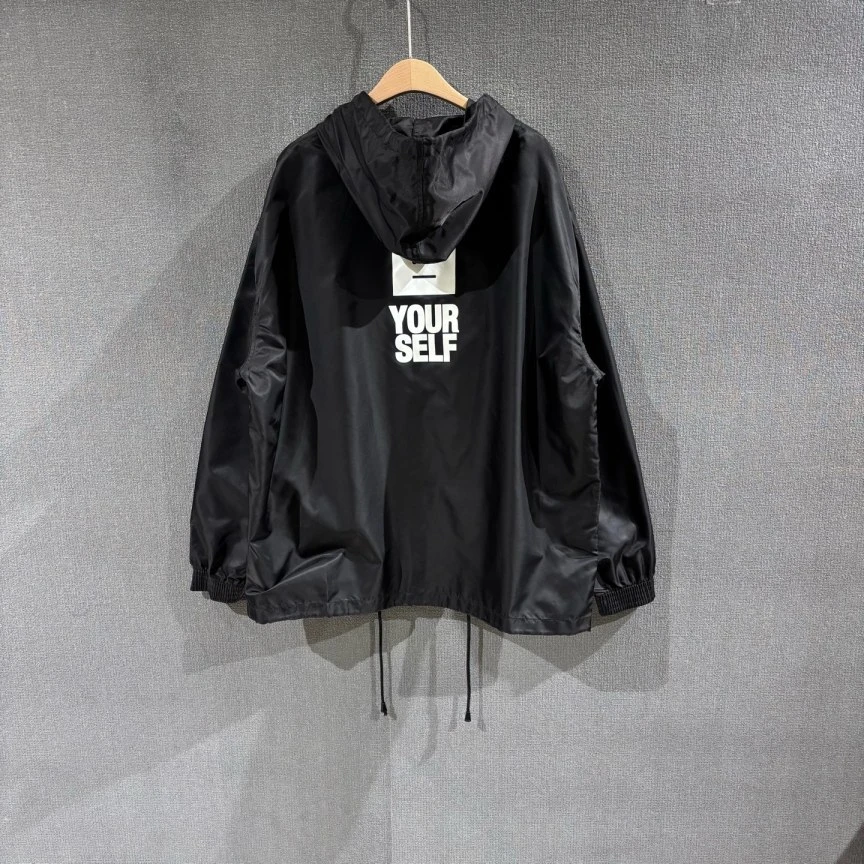 未使用 maje  Acne studio（pm）背后笑脸冲锋衣外套 全新L码/6908