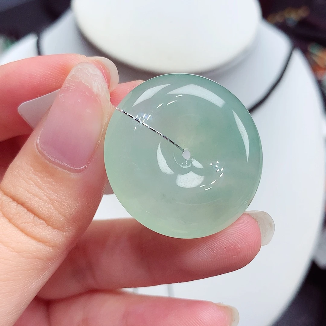 翡翠未镶嵌颈饰翡翠53，29.2/8