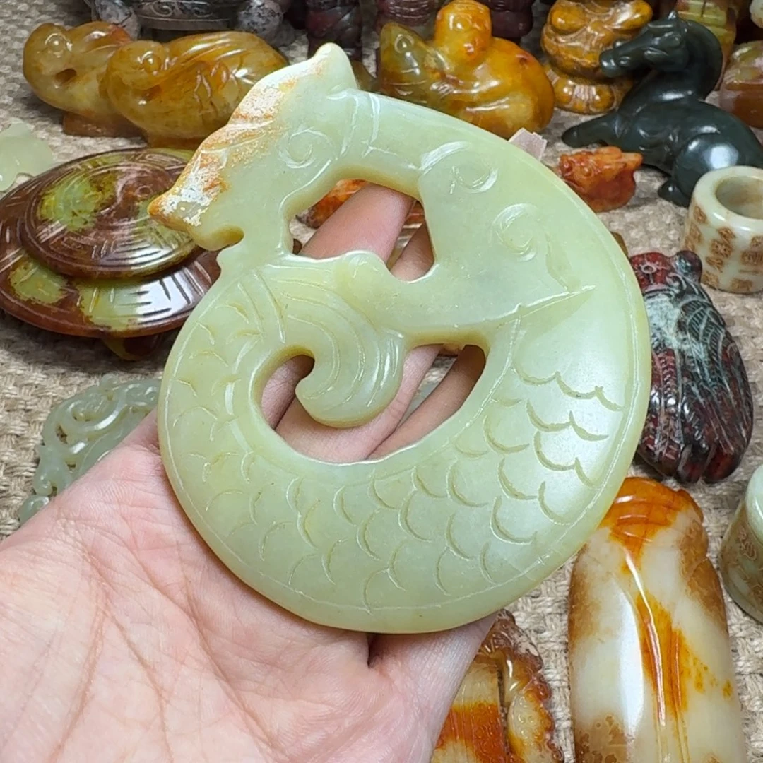 白玉菩提吊坠挂件