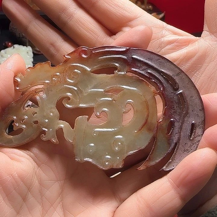 和田玉车挂未镶嵌