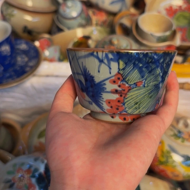 瓷片景德镇陶瓷手工手绘