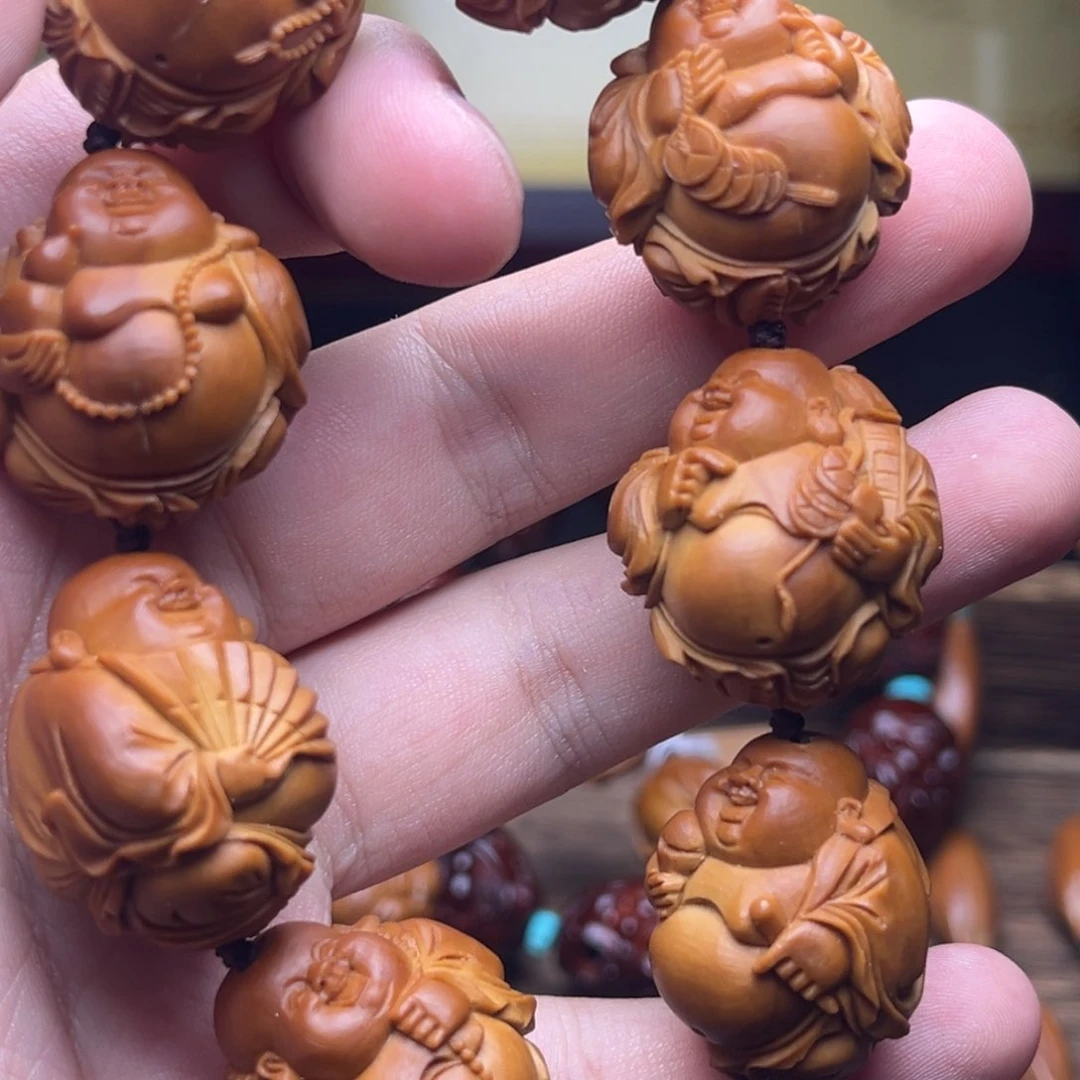 橄榄核手串/手链八大弥勒