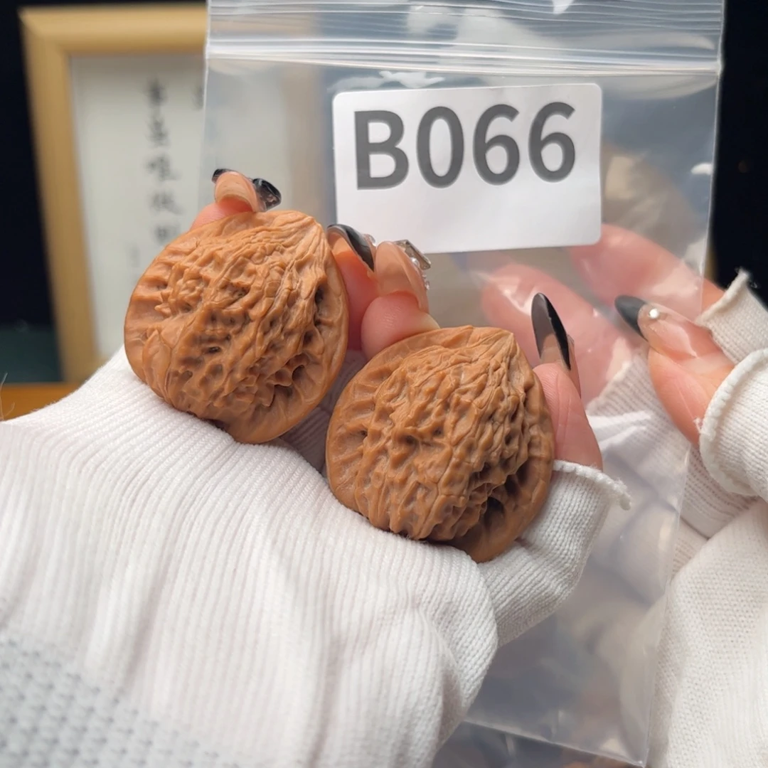 把件文玩核桃36七步沟b066