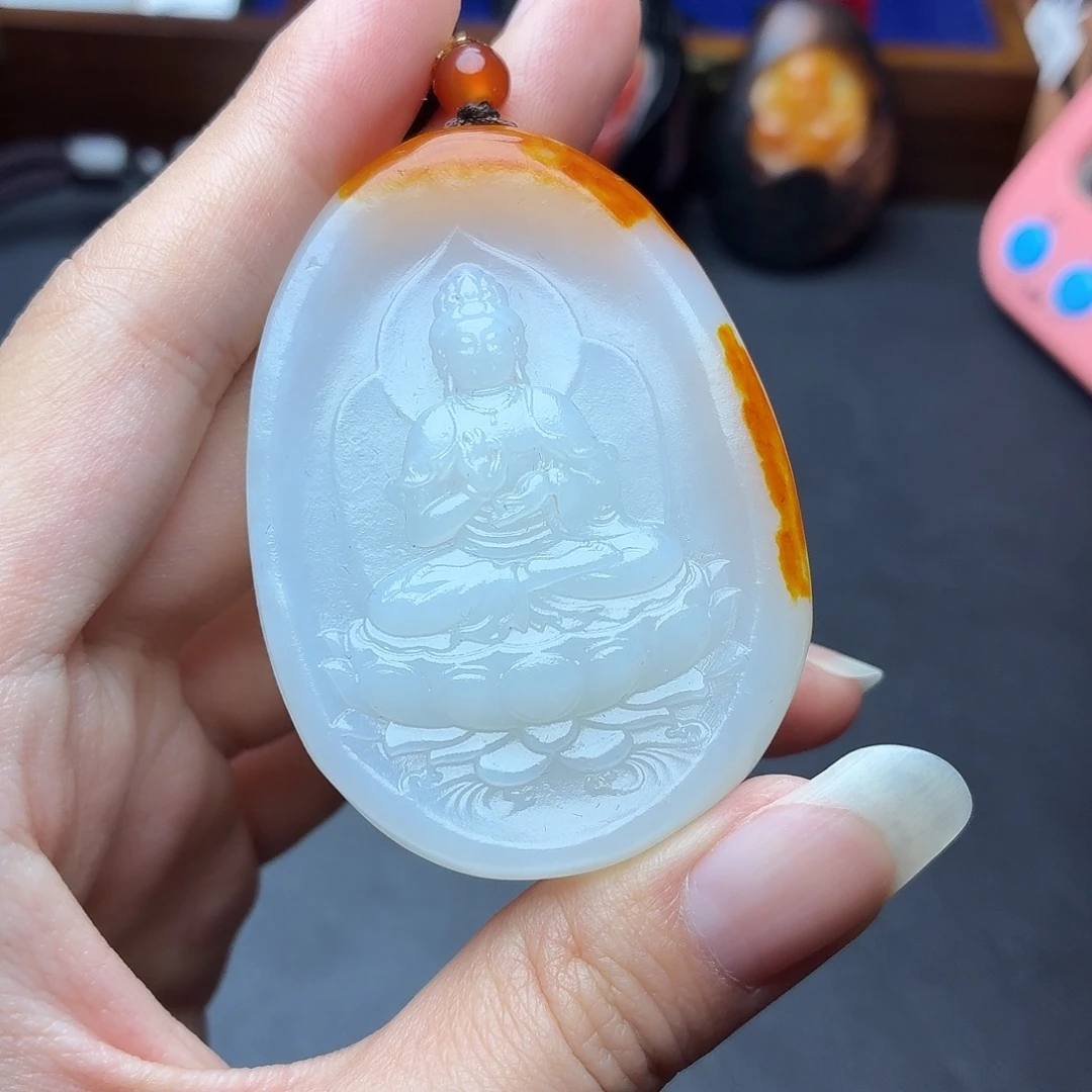 剪***刀颈饰未镶嵌和田玉N