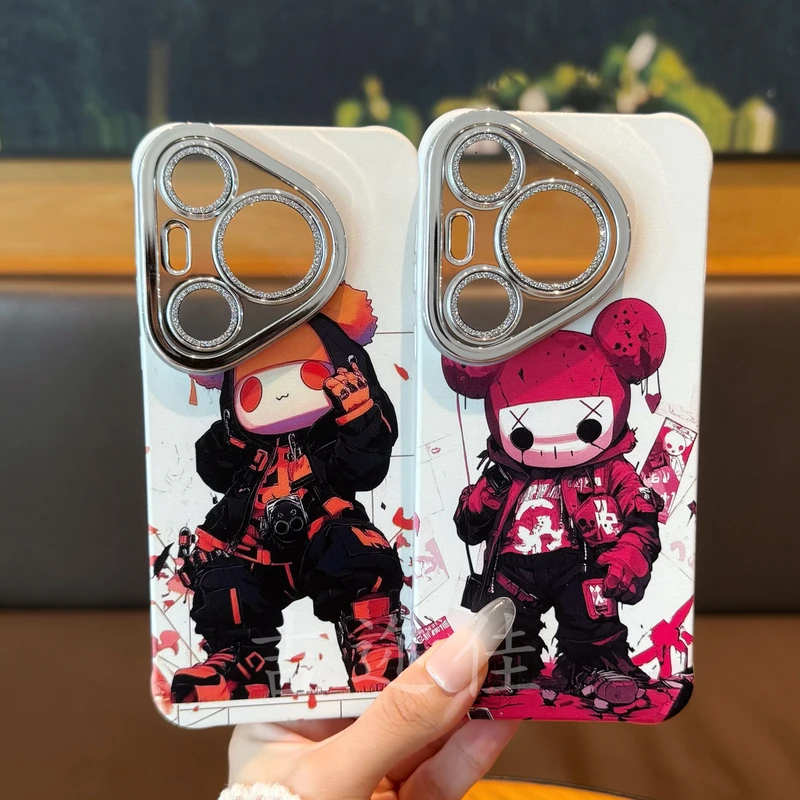 吉迩佳适用华为pura70pro暴力熊创意手机壳pura70ultra全包防摔壳