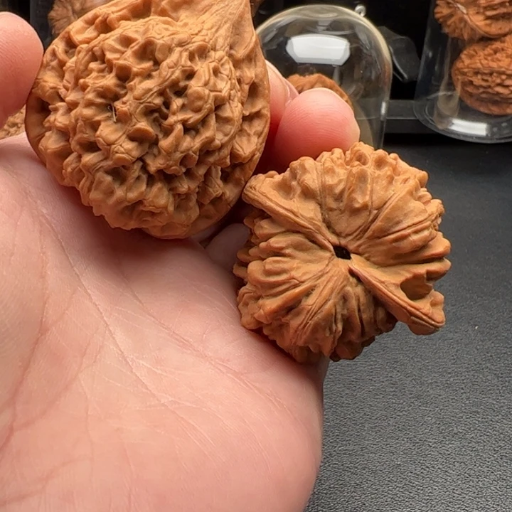 文玩核桃把件43全品官帽