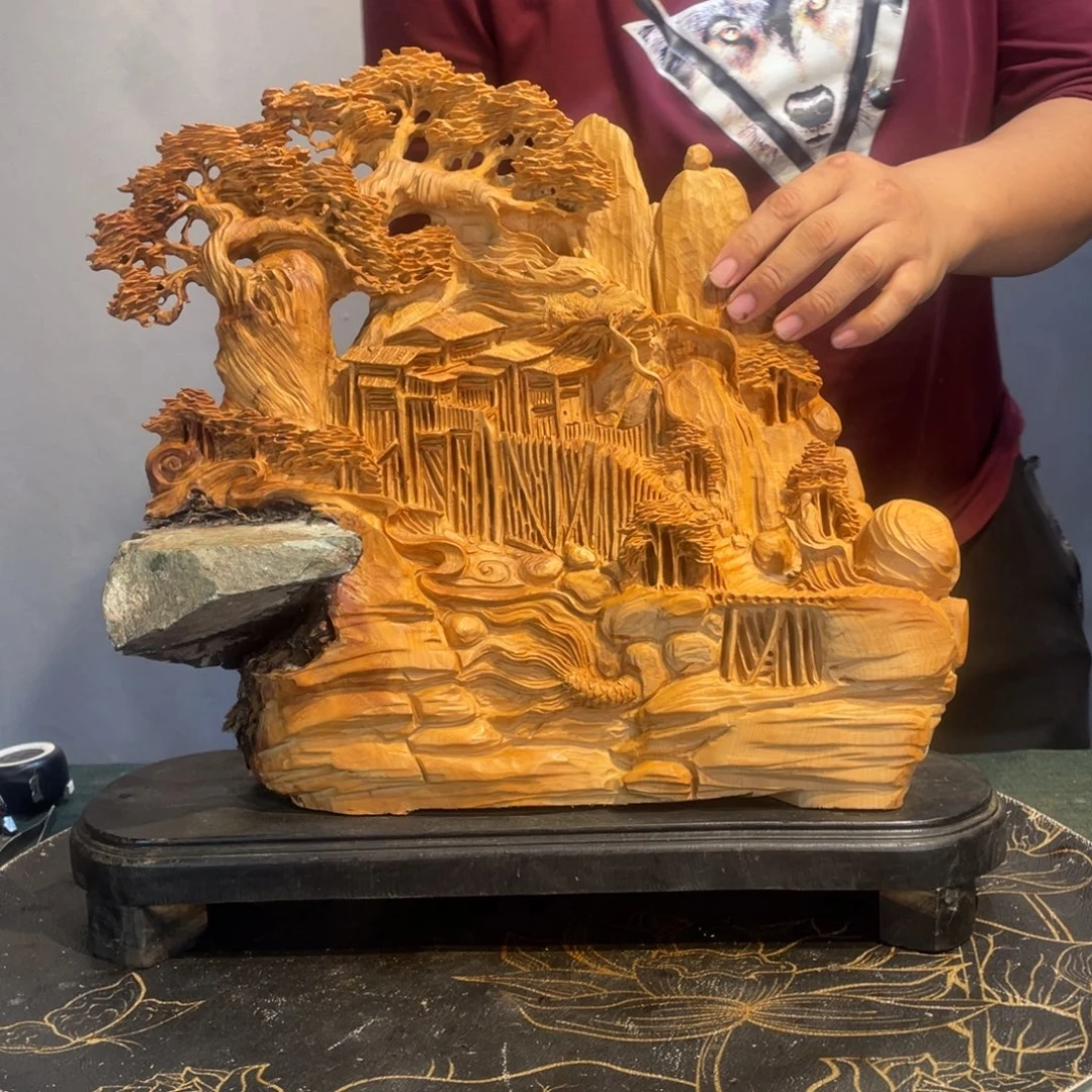 柏木（崖柏）崖柏精工意境