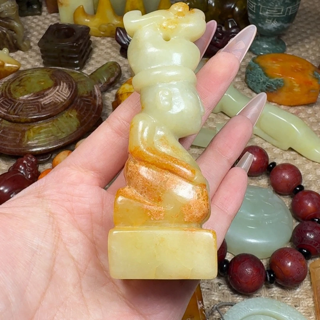 吊坠白玉菩提挂件