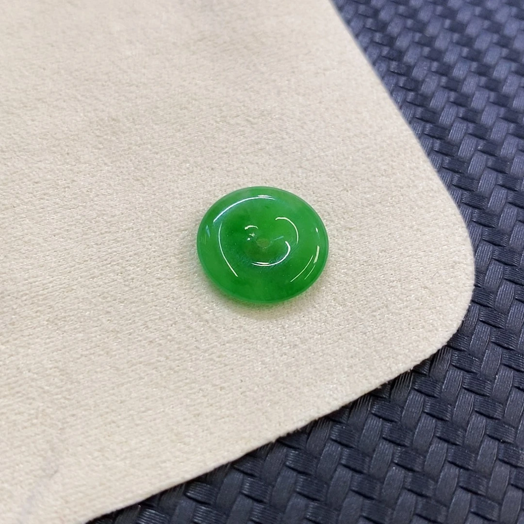 翡翠未镶嵌颈饰卡12.5/2.5适合镶嵌配金