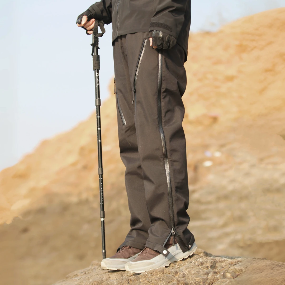 SoldiXZ经典纯色防泼水腰带可拆卸直筒软壳机能休闲裤 男女同款