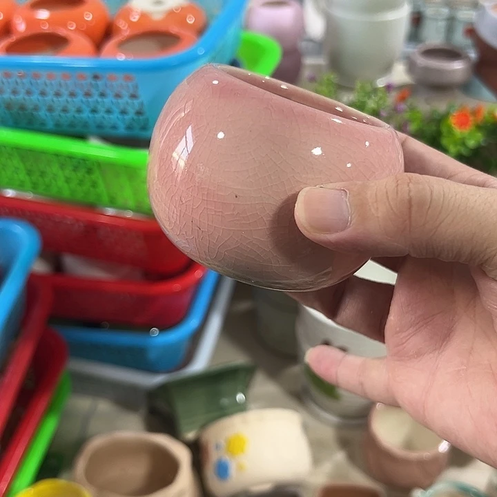 微瑕陶瓷花盆满9.9发