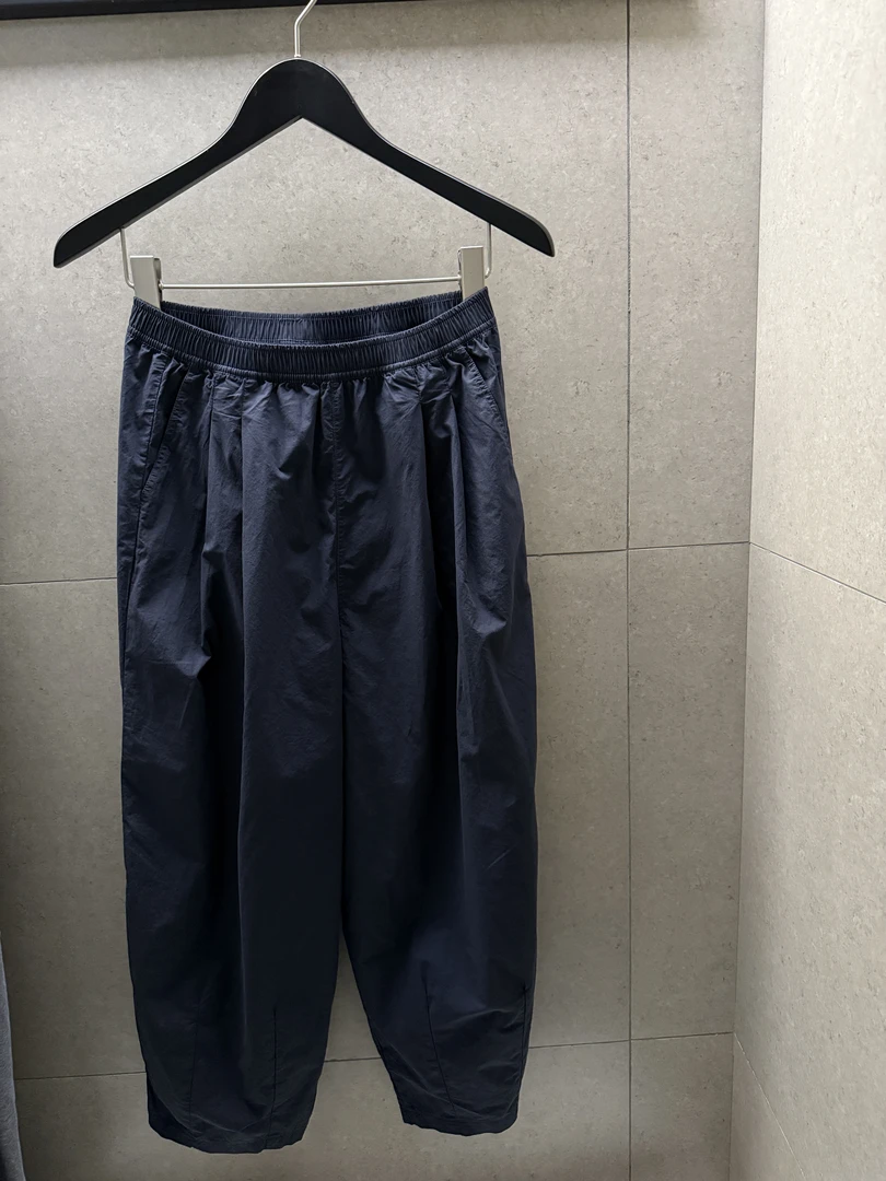 2625松紧腰酵洗棉质裤