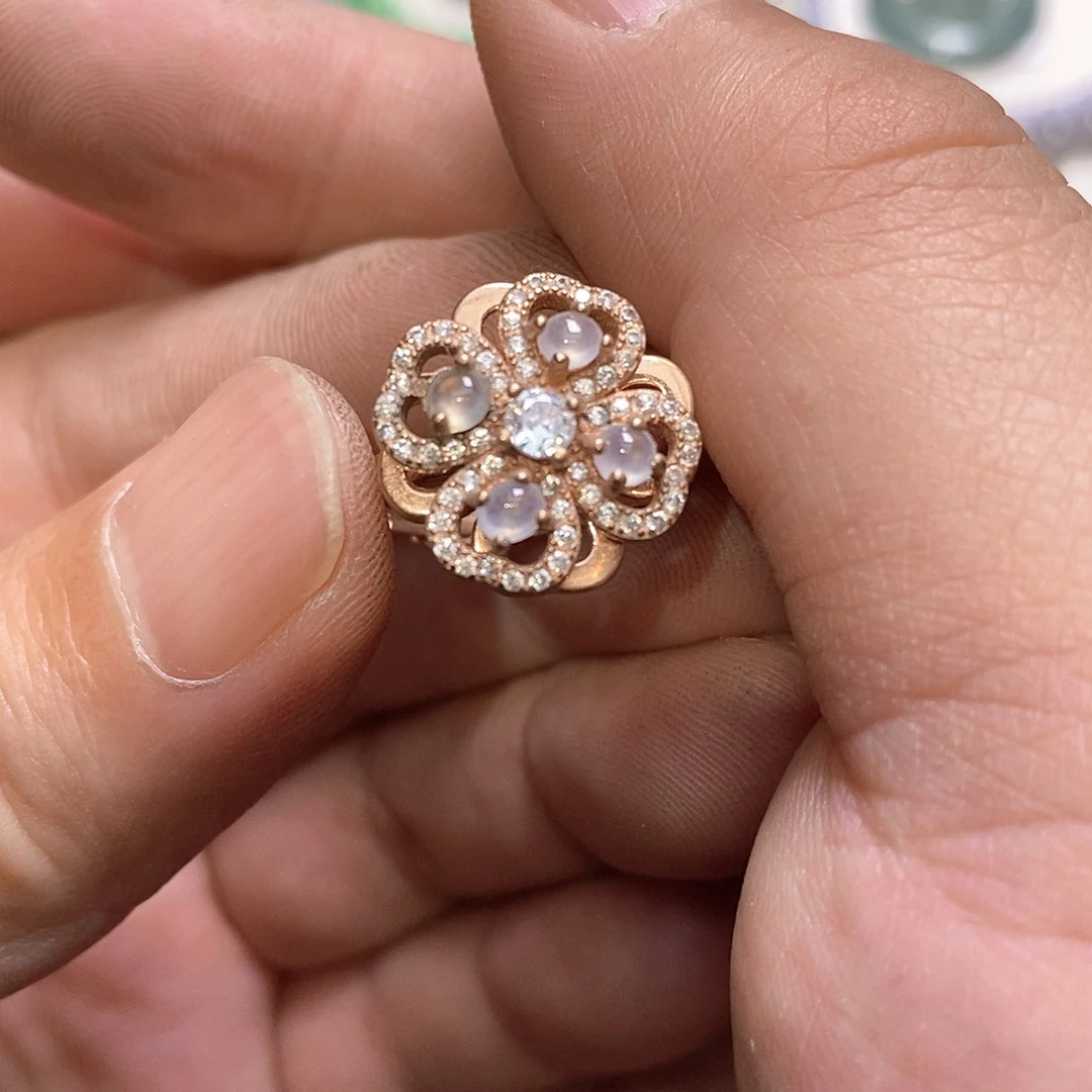 翡翠未镶嵌戒指蛋面戒指