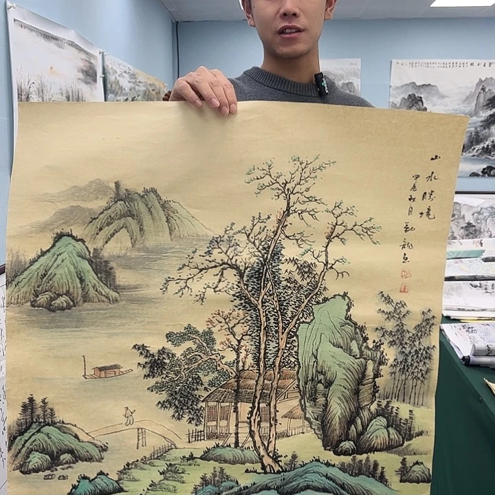 国画宣纸国画纯手绘作品