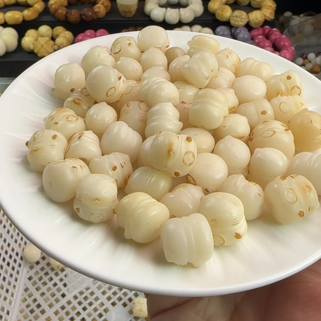 菩提根/象牙果吊坠瑕疵卡15炭烤招财猫100颗