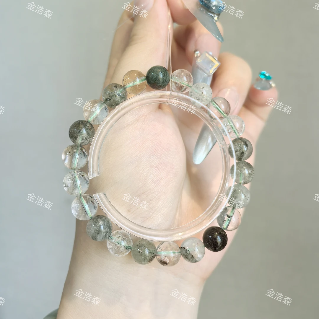 【绿幽灵】7mm～8mm绿幽灵设计款手链 配礼盒装