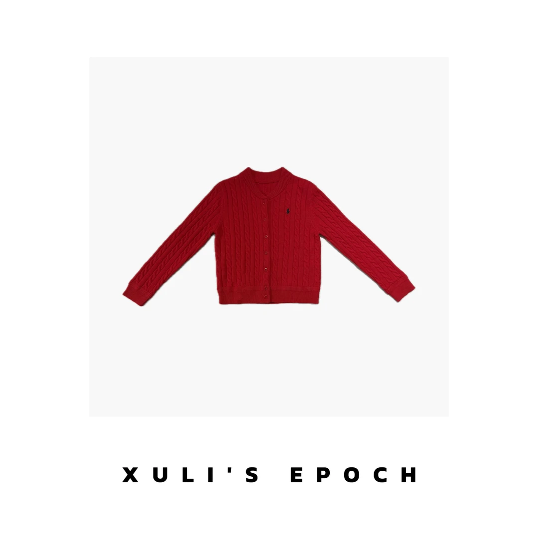 XULI'S EPOCH竖条肌理绞花开衫·早秋限定·N7937