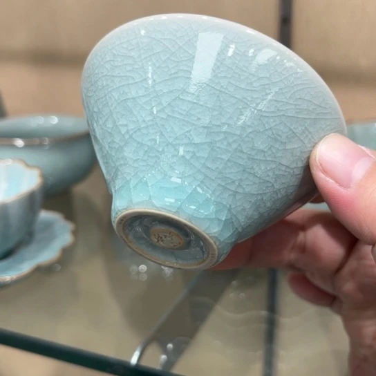 瓷片陶瓷茶具汝瓷茶具