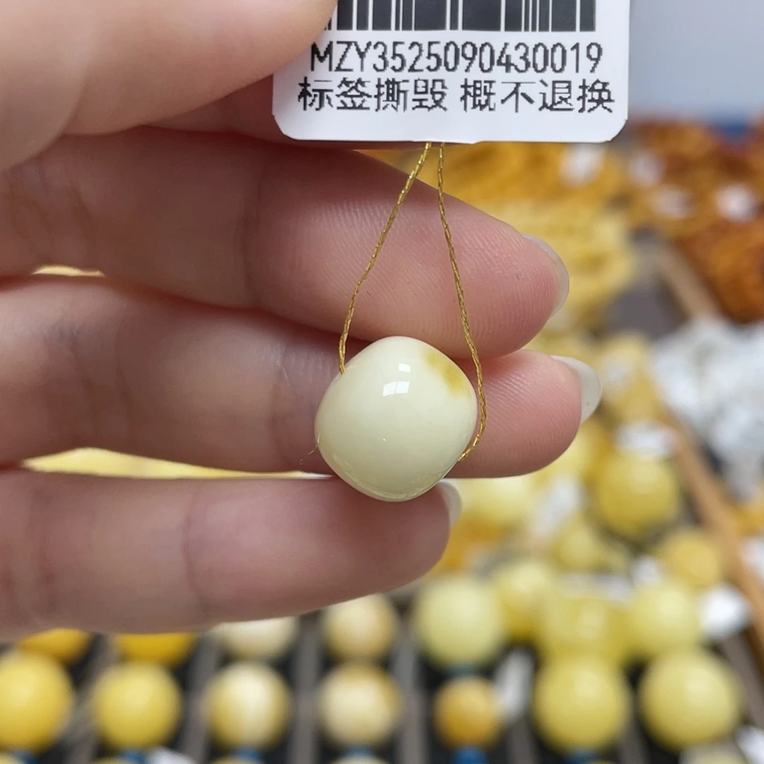蜜蜡未镶嵌珠宝奇石长***宴12mm
