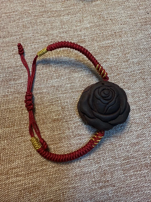 玫瑰香方玫瑰花编绳款