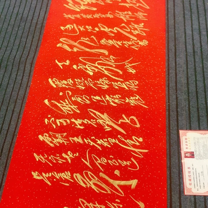 书法外****哥冯伟老师红南京