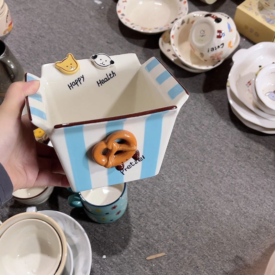 大号薯条桶陶瓷餐具系列